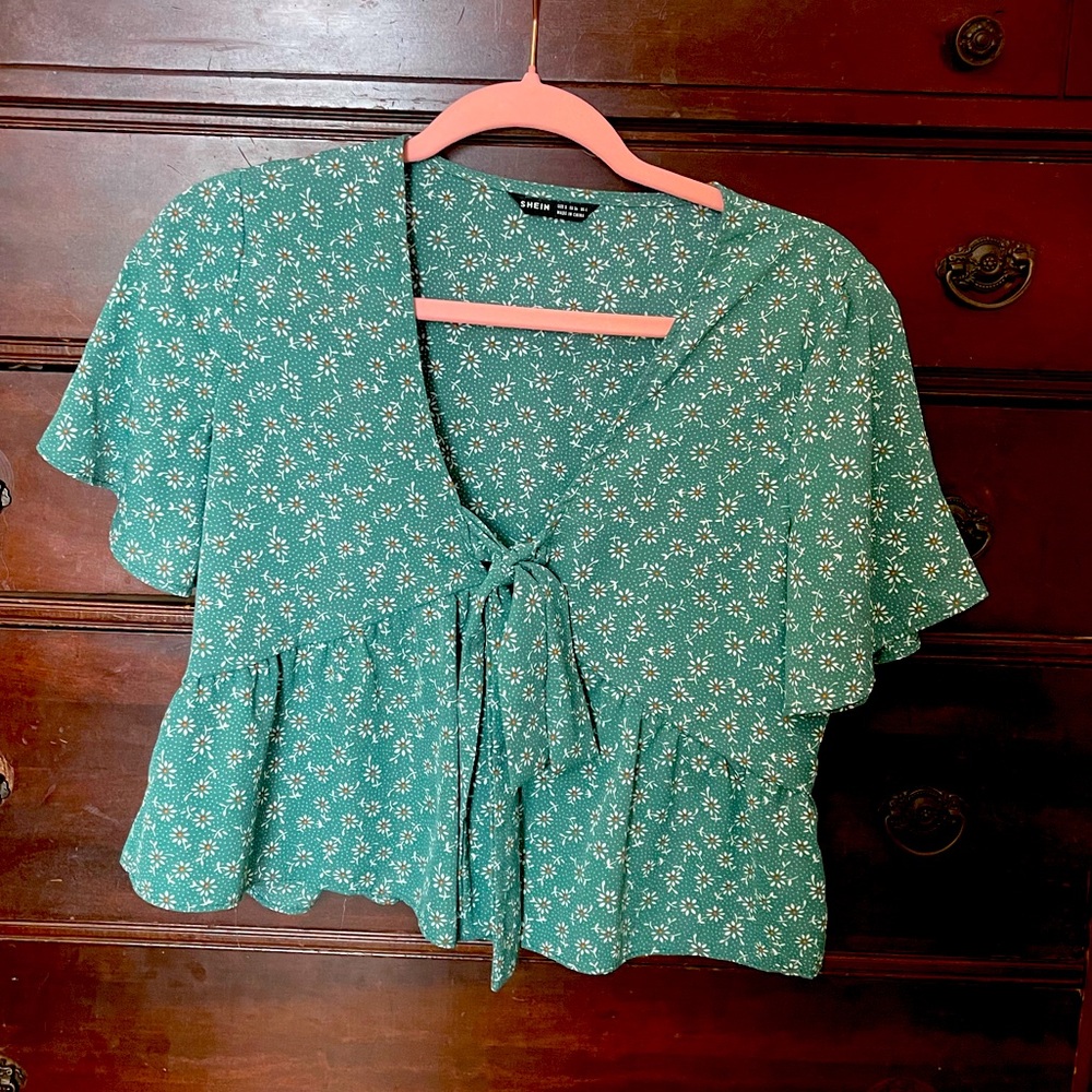 Green Shein Top